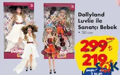 GOKİDY OYUNCAK DOLLYLAND LUVLİE İLE SANATÇI BEBEK